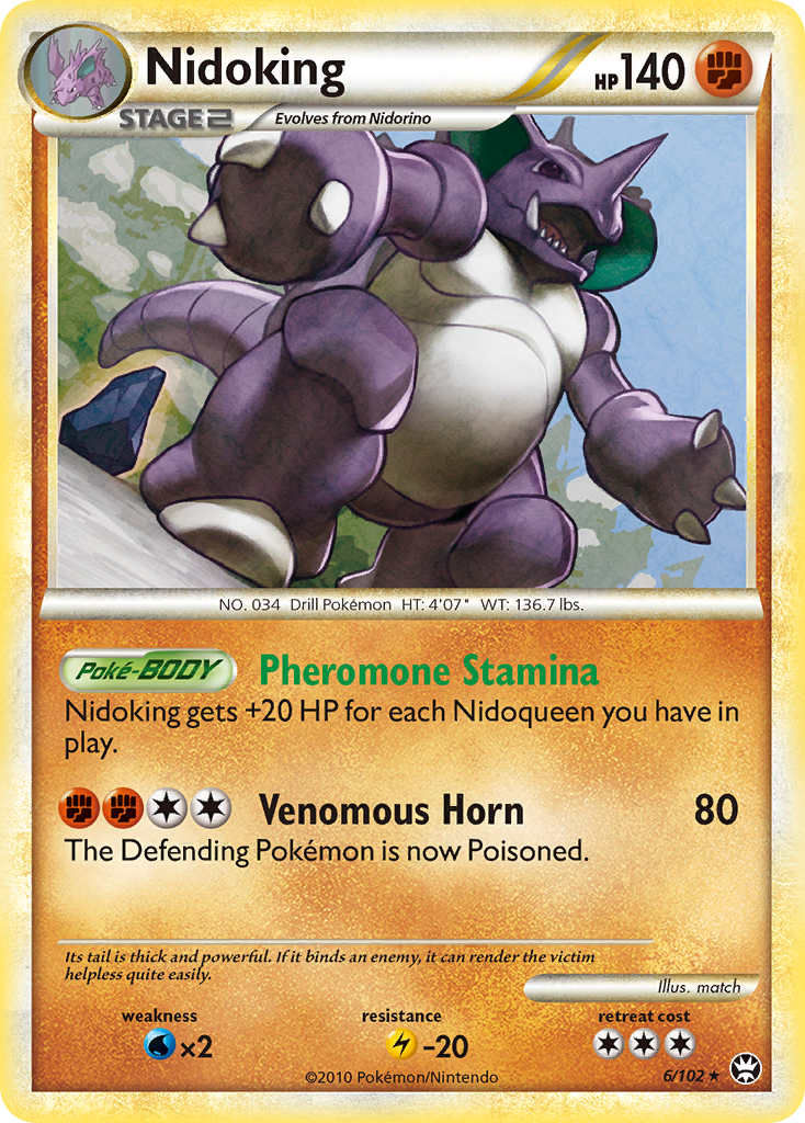 Nidoking (6/102) [HeartGold & SoulSilver: Triumphant] | Odin's Place