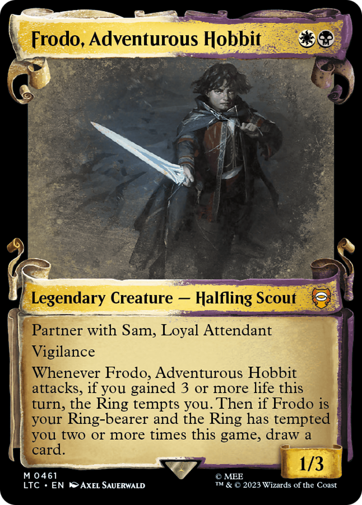 Frodo, Adventurous Hobbit [The Lord of the Rings: Tales of Middle-Earth Commander Showcase Scrolls] | Odin's Place