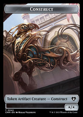 Spirit (0010) // Construct (0042) Double-Sided Token [Commander Masters Tokens] | Odin's Place