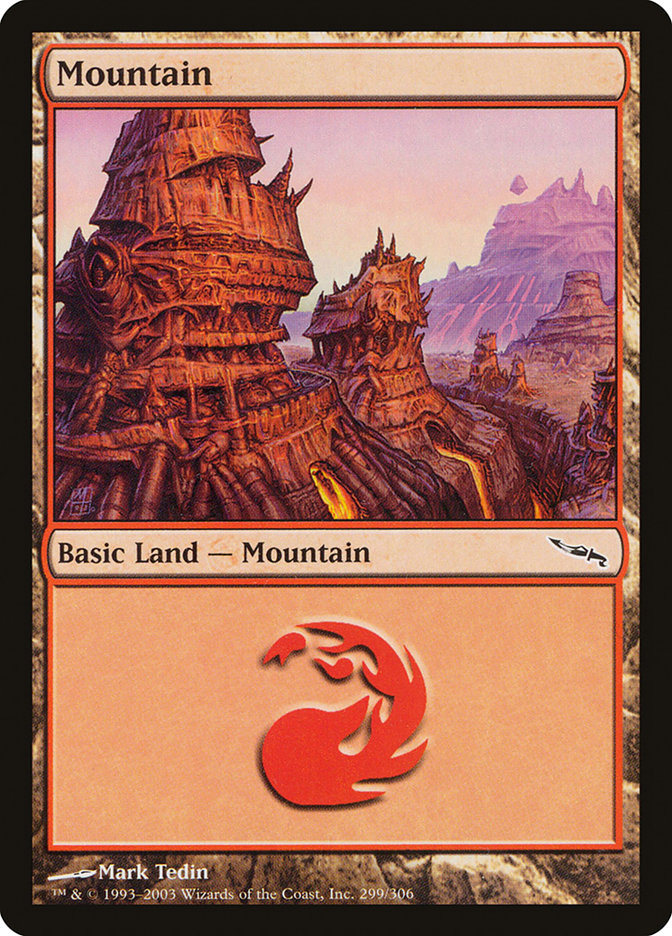 Mountain (299) [Mirrodin] | Odin's Place