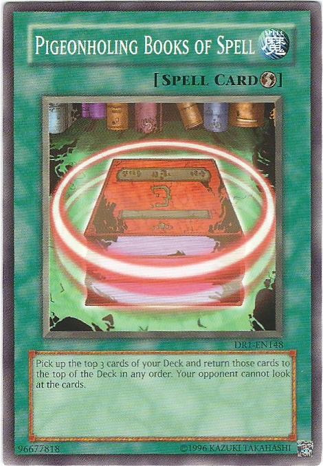 Pigeonholing Books of Spell [DR1-EN148] Common | Odin's Place