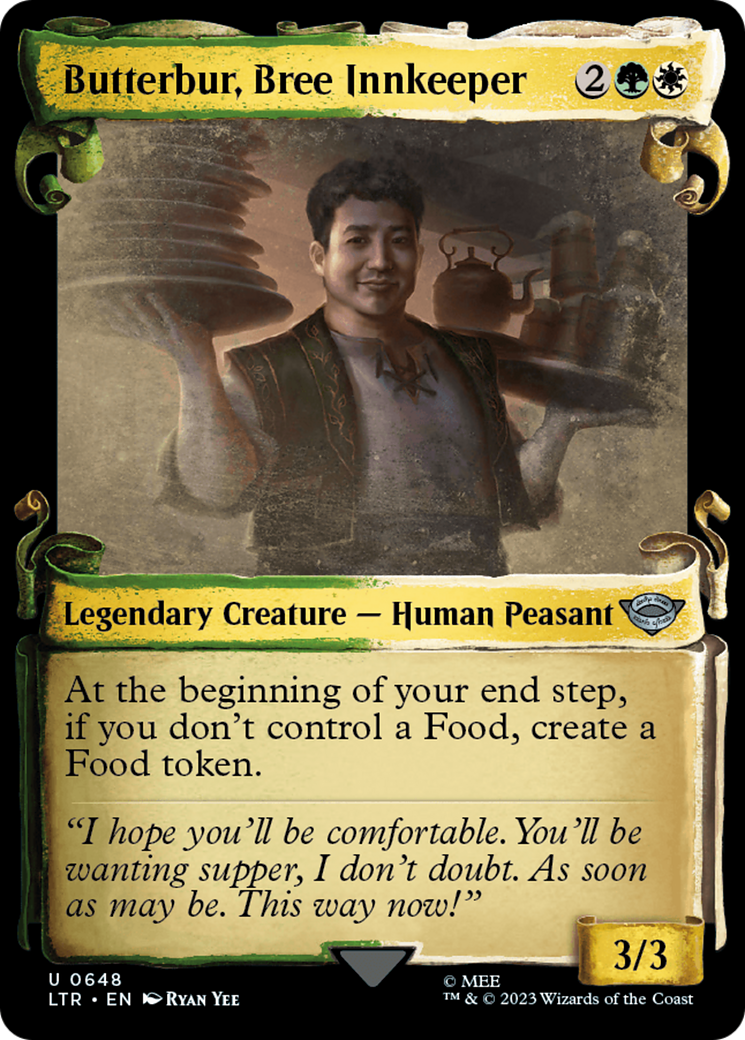 Butterbur, Bree Innkeeper [The Lord of the Rings: Tales of Middle-Earth Showcase Scrolls] | Odin's Place