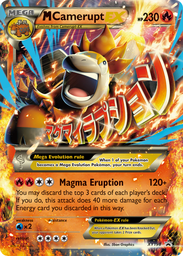 M Camerupt EX (XY198) [XY: Black Star Promos] | Odin's Place