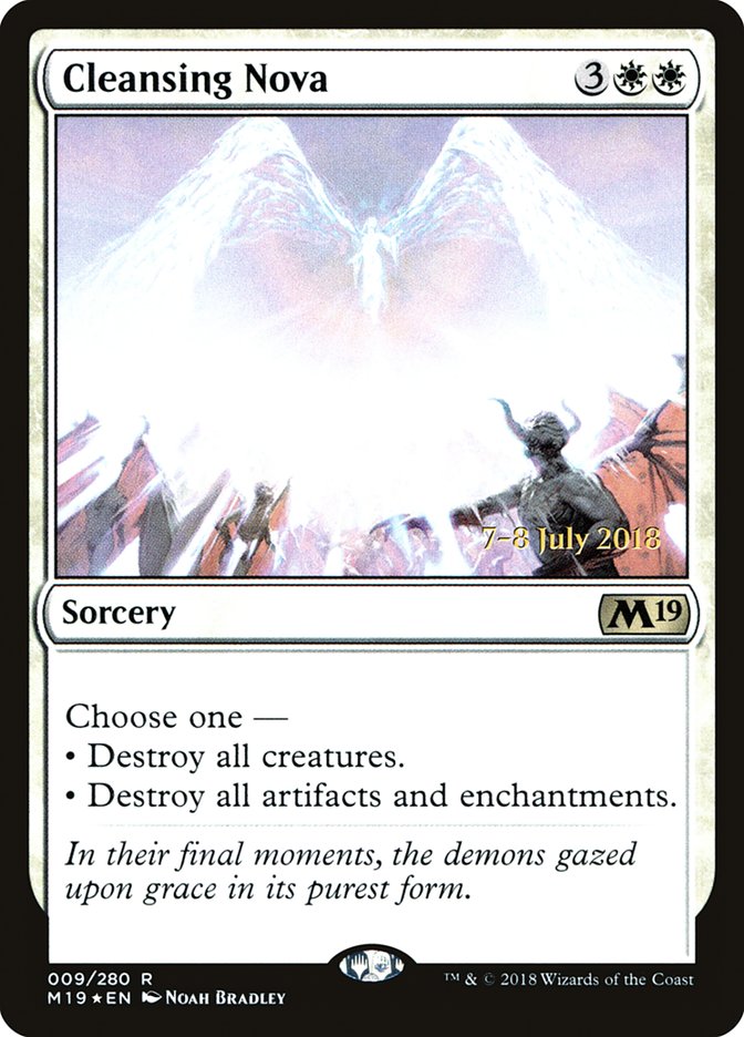 Cleansing Nova (9) [Core Set 2019 Prerelease Promos] | Odin's Place