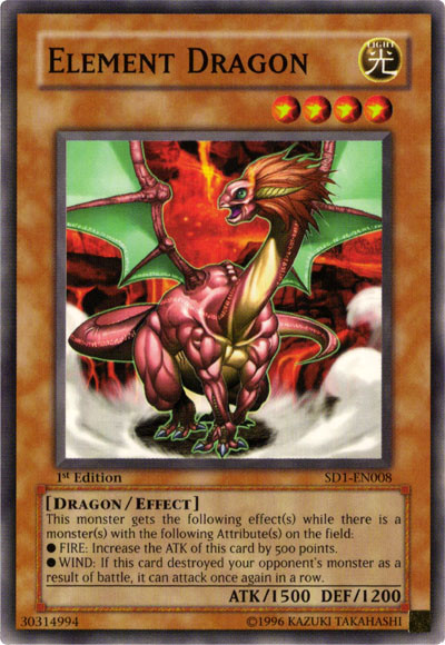 Element Dragon [SD1-EN008] Common | Odin's Place