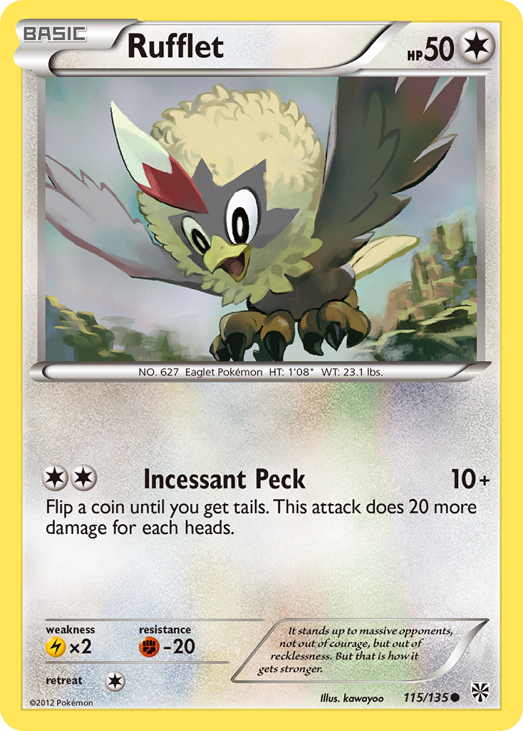 Rufflet (115/135) [Black & White: Plasma Storm] | Odin's Place