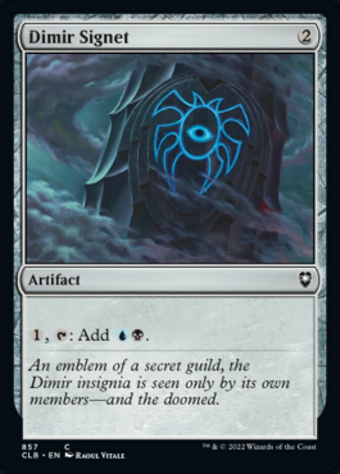 Dimir Signet [Commander Legends: Battle for Baldur's Gate] | Odin's Place