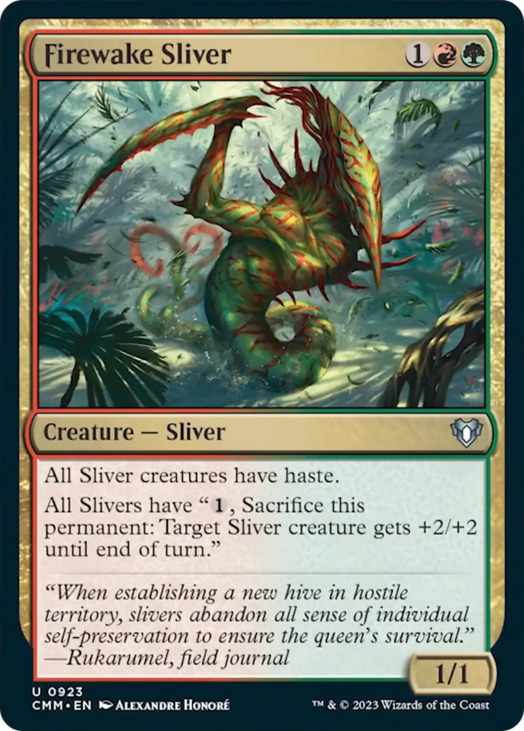 Firewake Sliver [Commander Masters] | Odin's Place