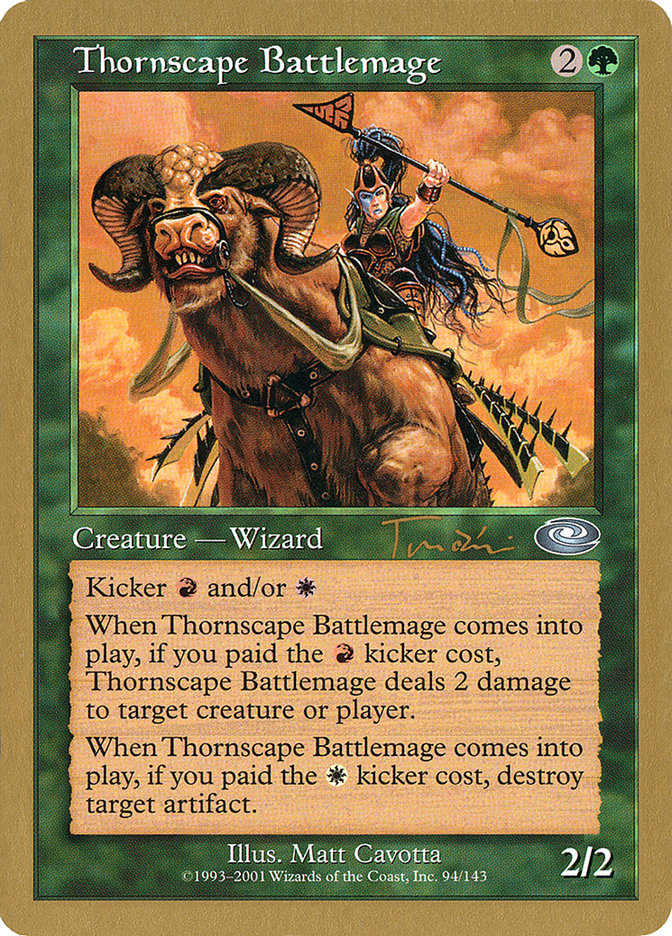 Thornscape Battlemage (Jan Tomcani) [World Championship Decks 2001] | Odin's Place