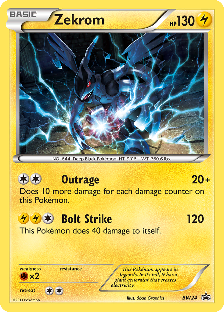 Zekrom (BW24) [Black & White: Black Star Promos] | Odin's Place