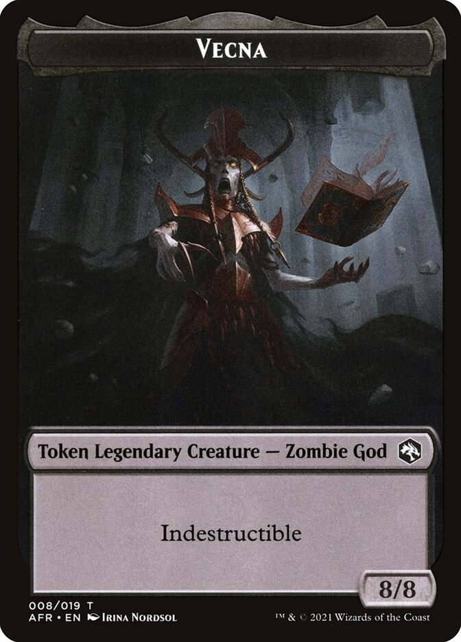 Spider // Vecna Double-Sided Token [Dungeons & Dragons: Adventures in the Forgotten Realms Tokens] | Odin's Place