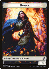 Drake // Human Double-Sided Token [Commander 2019 Tokens] | Odin's Place
