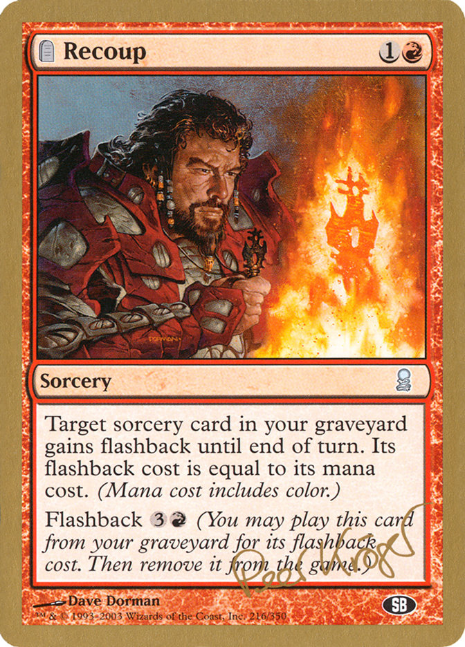 Recoup (Peer Kroger) (SB) [World Championship Decks 2003] | Odin's Place