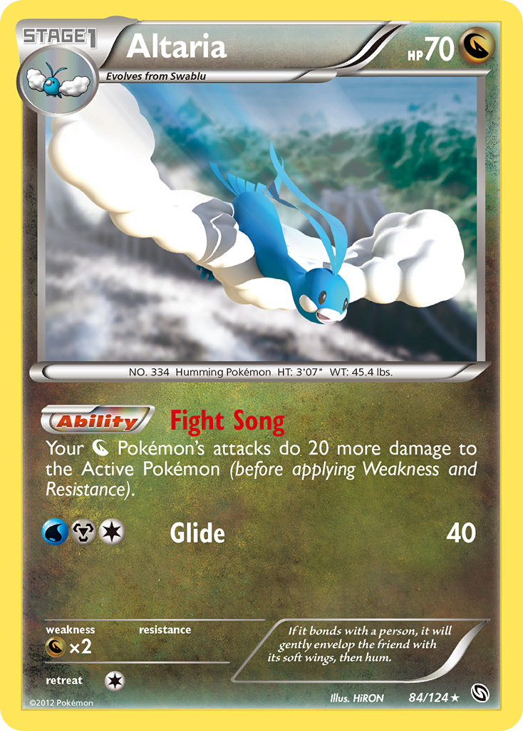 Altaria (84/124) [Black & White: Dragons Exalted] | Odin's Place