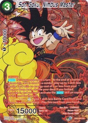 Son Goku, Nimbus Master (DB3-003) [Collector's Selection Vol. 2] | Odin's Place
