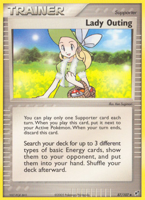 Lady Outing (87/107) [EX: Deoxys] | Odin's Place