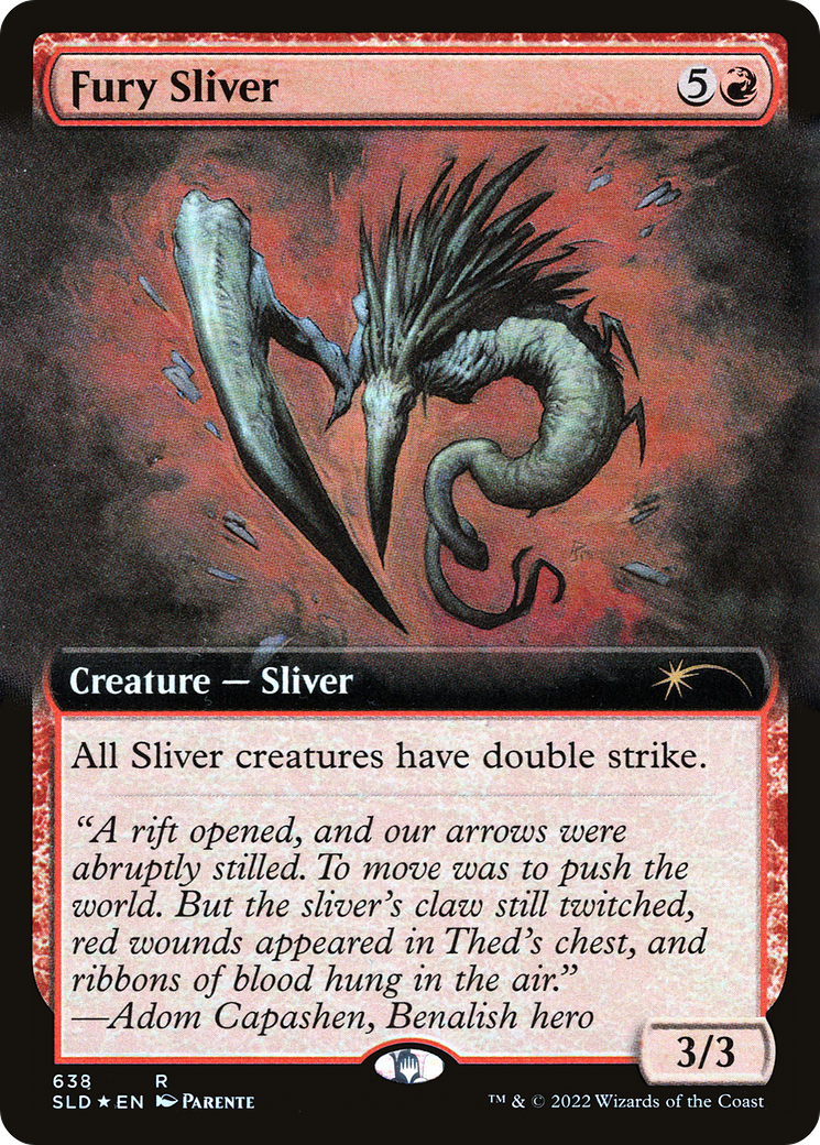 Fury Sliver (Extended Art) [Secret Lair Drop Promos] | Odin's Place