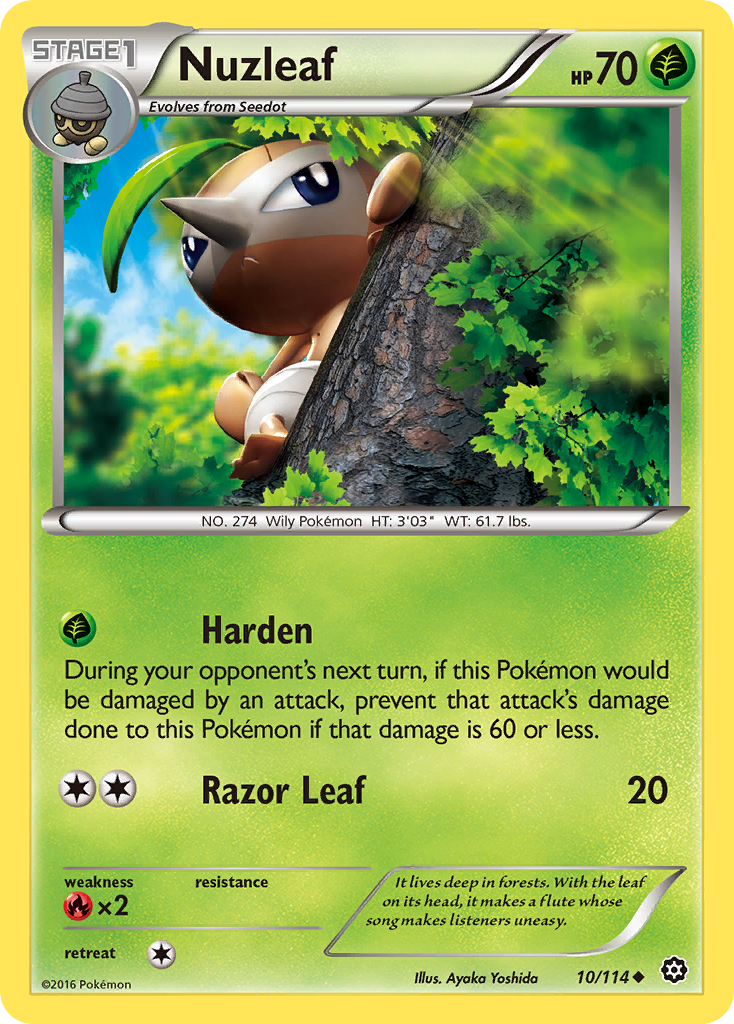 Nuzleaf (10/114) [XY: Steam Siege] | Odin's Place