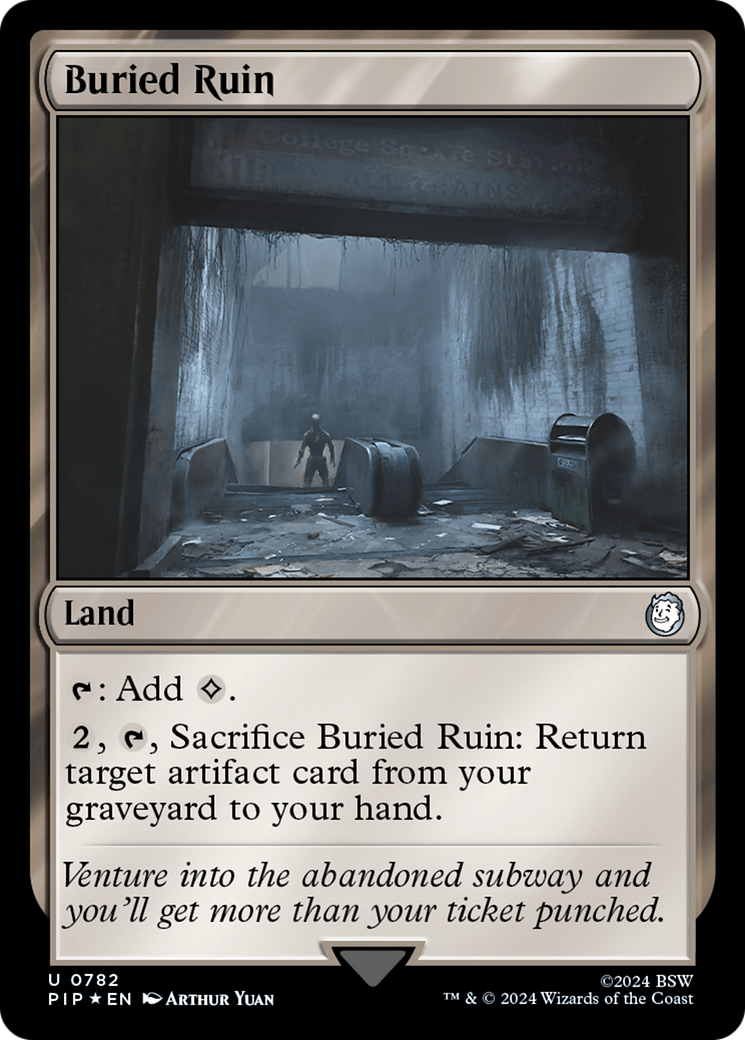 Buried Ruin (Surge Foil) [Fallout] | Odin's Place