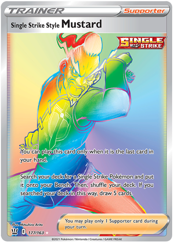 Single Strike Style Mustard (177/163) [Sword & Shield: Battle Styles] | Odin's Place