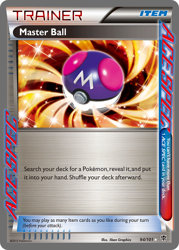 Master Ball (94/101) [Black & White: Plasma Blast] | Odin's Place