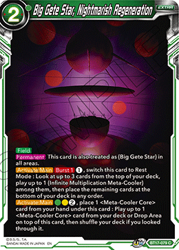 Big Gete Star, Nightmarish Regeneration (BT17-079) [Ultimate Squad] | Odin's Place