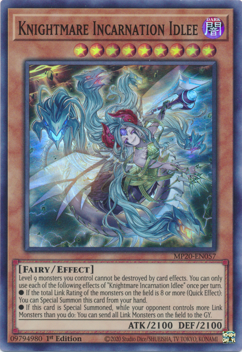 Knightmare Incarnation Idlee [MP20-EN057] Super Rare | Odin's Place
