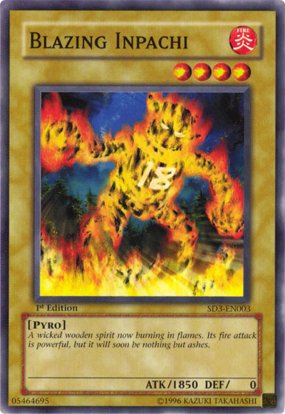 Blazing Inpachi [SD3-EN003] Common | Odin's Place