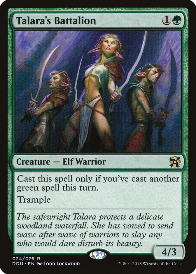Talara's Battalion (24) [Duel Decks: Elves vs. Inventors] | Odin's Place