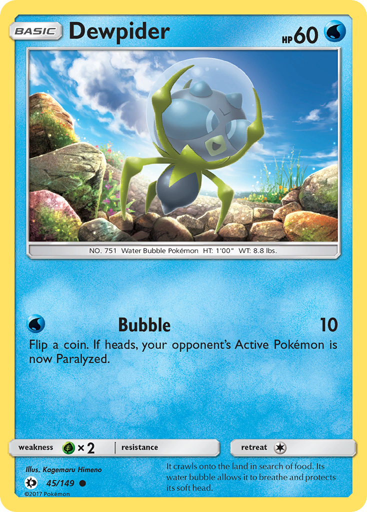 Dewpider (45/149) [Sun & Moon: Base Set] | Odin's Place