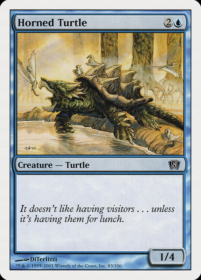 Horned Turtle (83) [Eighth Edition] | Odin's Place