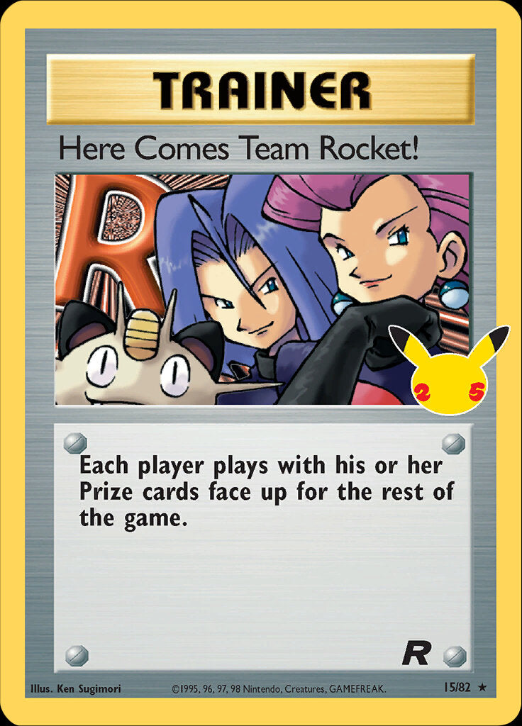 Here Comes Team Rocket! (15/82) [Celebrations: 25th Anniversary - Classic Collection] | Odin's Place