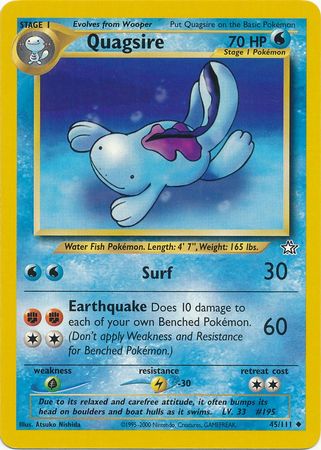Quagsire (45/111) [Neo Genesis Unlimited] | Odin's Place