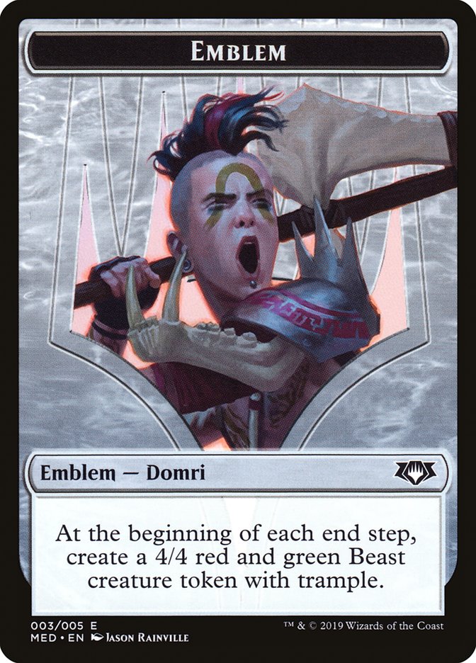Domri, Chaos Bringer Emblem (3) [Mythic Edition Tokens] | Odin's Place
