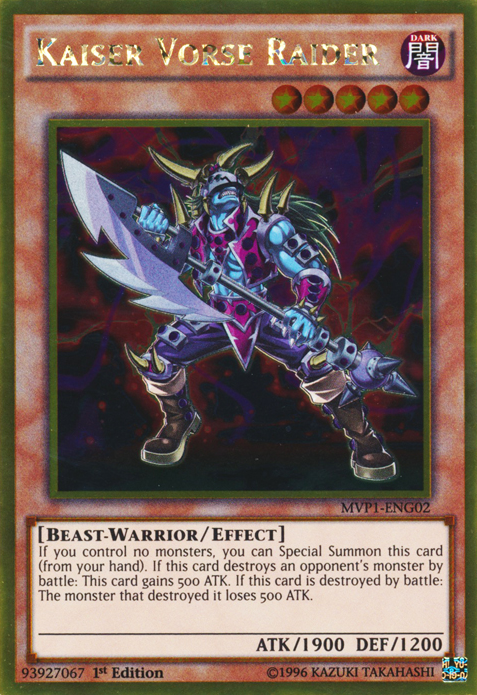 Kaiser Vorse Raider [MVP1-ENG02] Gold Rare | Odin's Place