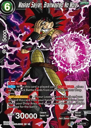 Masked Saiyan, Brainwashed No More (P-263) [Mythic Booster] | Odin's Place
