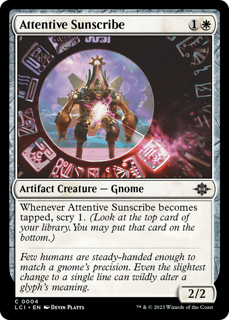 Attentive Sunscribe [The Lost Caverns of Ixalan] | Odin's Place