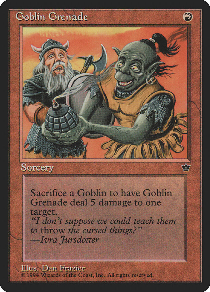 Goblin Grenade (Dan Frazier) [Fallen Empires] | Odin's Place