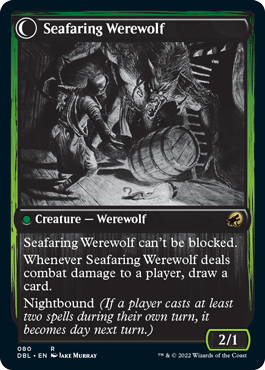 Suspicious Stowaway // Seafaring Werewolf [Innistrad: Double Feature] | Odin's Place