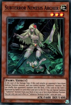 Subterror Nemesis Archer [OP11-EN005] Super Rare | Odin's Place