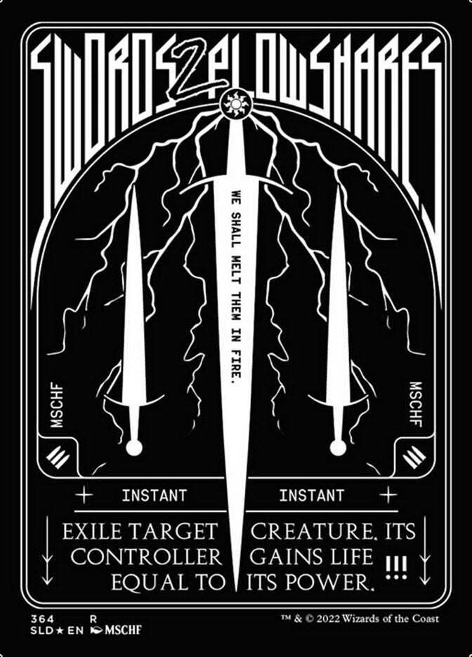 Swords to Plowshares (364) (Foil Etched) [Secret Lair Drop Series] | Odin's Place