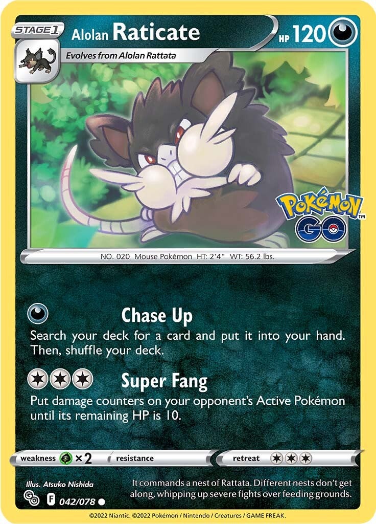 Alolan Raticate (042/078) [Pokémon GO] | Odin's Place