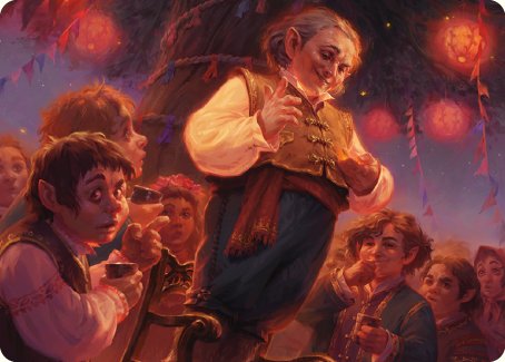 Bilbo, Retired Burglar Art Card [The Lord of the Rings: Tales of Middle-earth Art Series] | Odin's Place