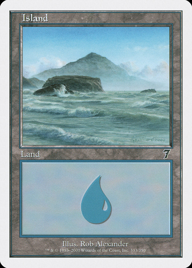Island (333) [Seventh Edition] | Odin's Place