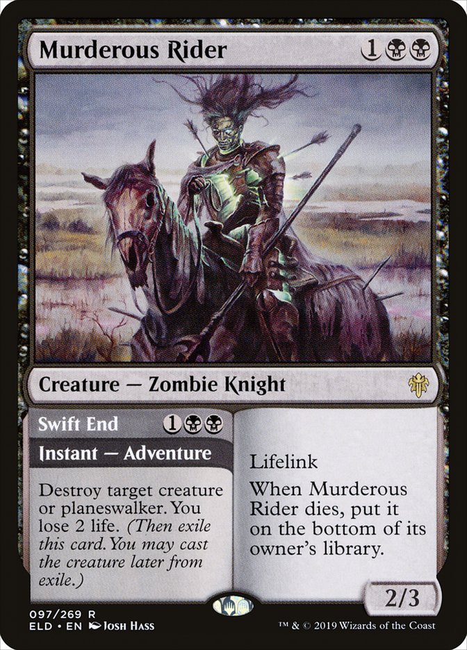 Murderous Rider // Swift End [Throne of Eldraine] | Odin's Place