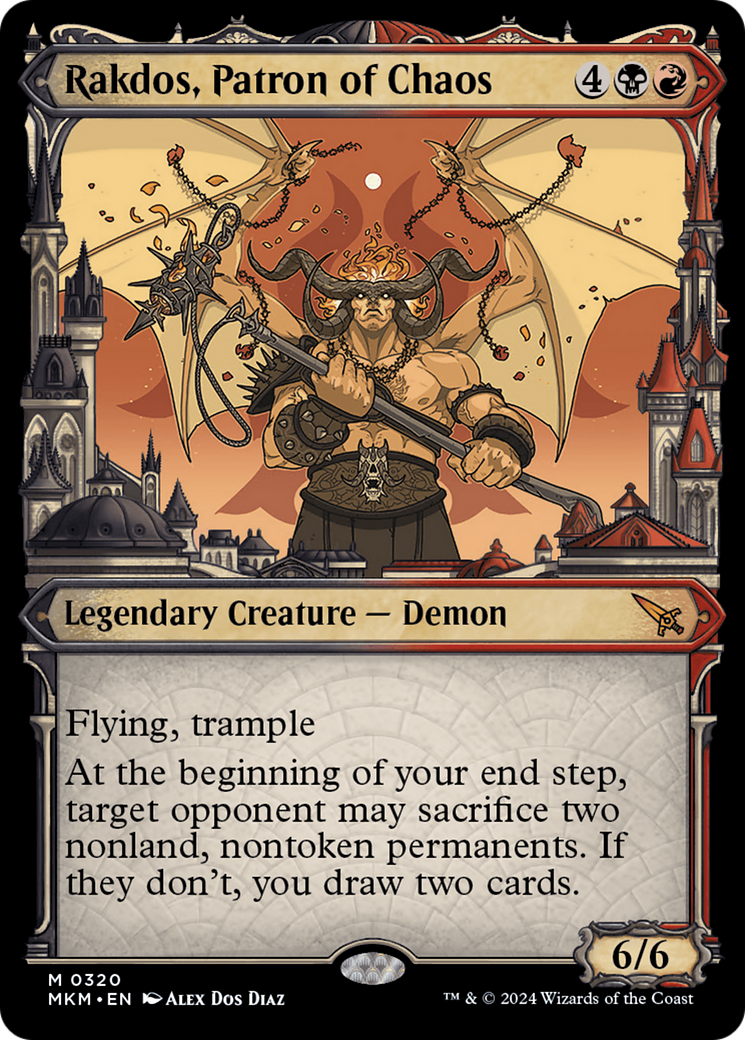 Rakdos, Patron of Chaos (Showcase) (0320) [Murders at Karlov Manor] | Odin's Place