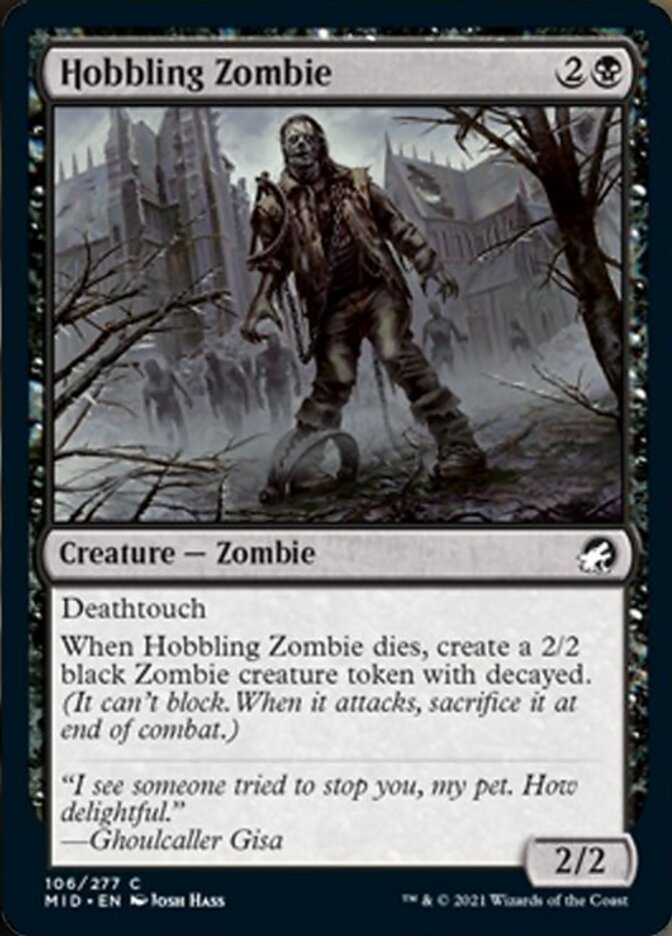 Hobbling Zombie [Innistrad: Midnight Hunt] | Odin's Place