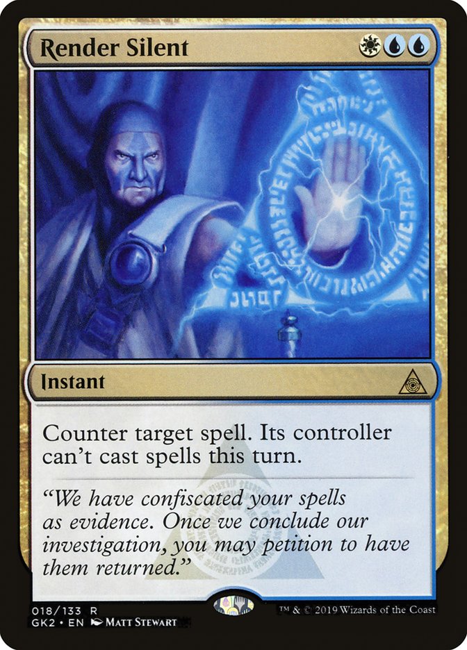Render Silent (18) [Ravnica Allegiance Guild Kit] | Odin's Place