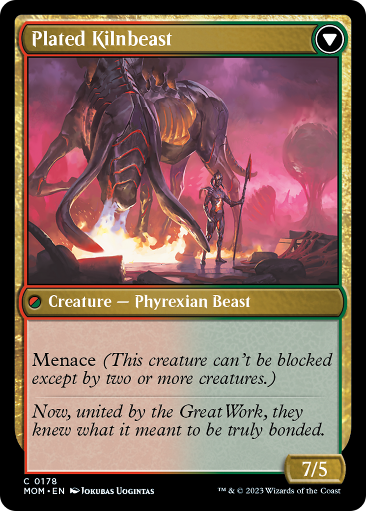 Bonded Herdbeast // Plated Kilnbeast [March of the Machine] | Odin's Place