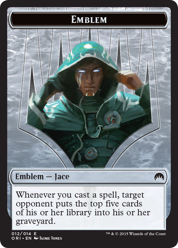 Pest // Jace, Telepath Unbound Emblem Double-Sided Token [Secret Lair: From Cute to Brute Tokens] | Odin's Place